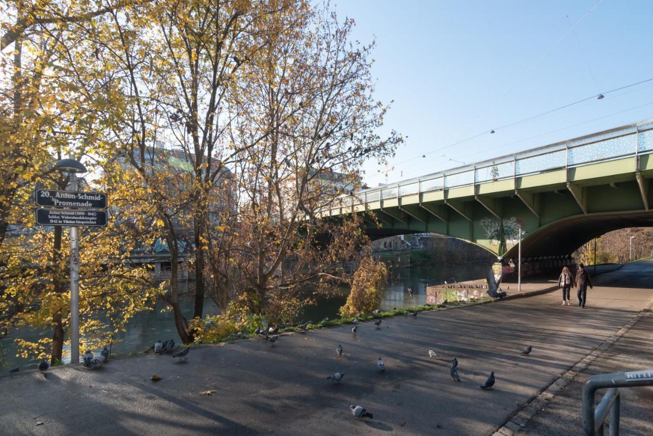 An Der Donau, 10 Minuten Ins Zentrum, Klimaanlage Wien Exteriör bild